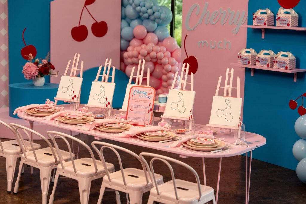 kids corner table enfant anniversaire personnalisée