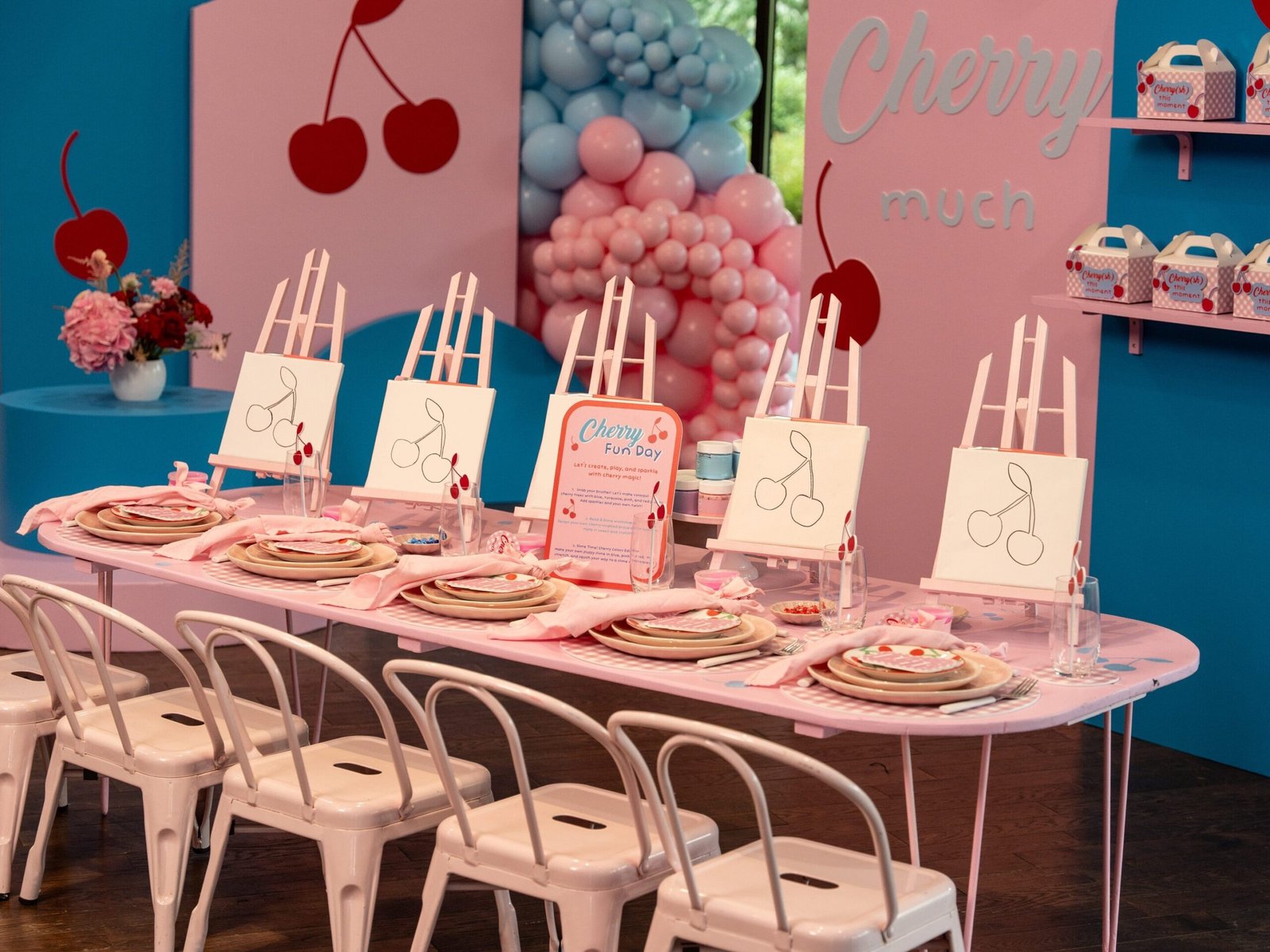 Kids corner enfant table personnalisée anniversaire Saint-Etienne AMA Event