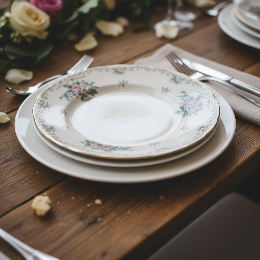 vaisselle-mariage-depareillee
