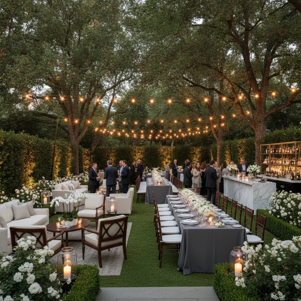 organiser garden party entreprise