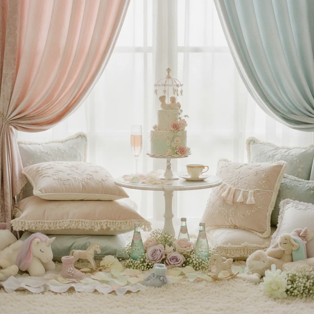 décoration baby shower luxe