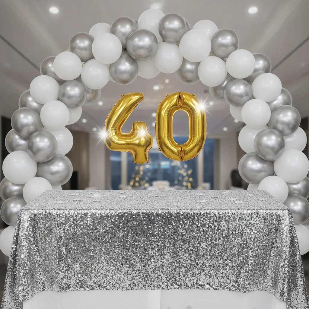 décoration anniversaire 40 ans élégant