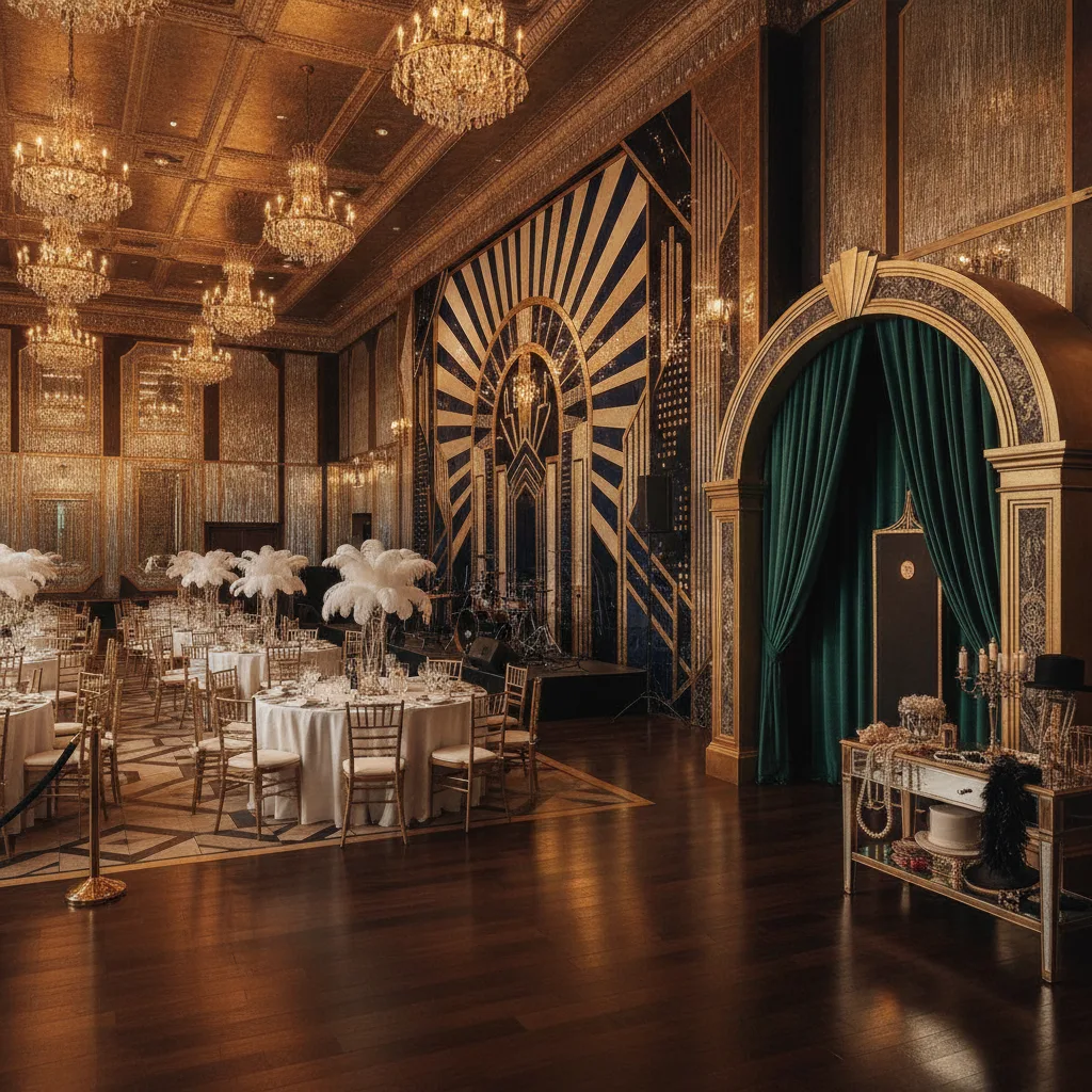 décoration soirée années 20 gatsby