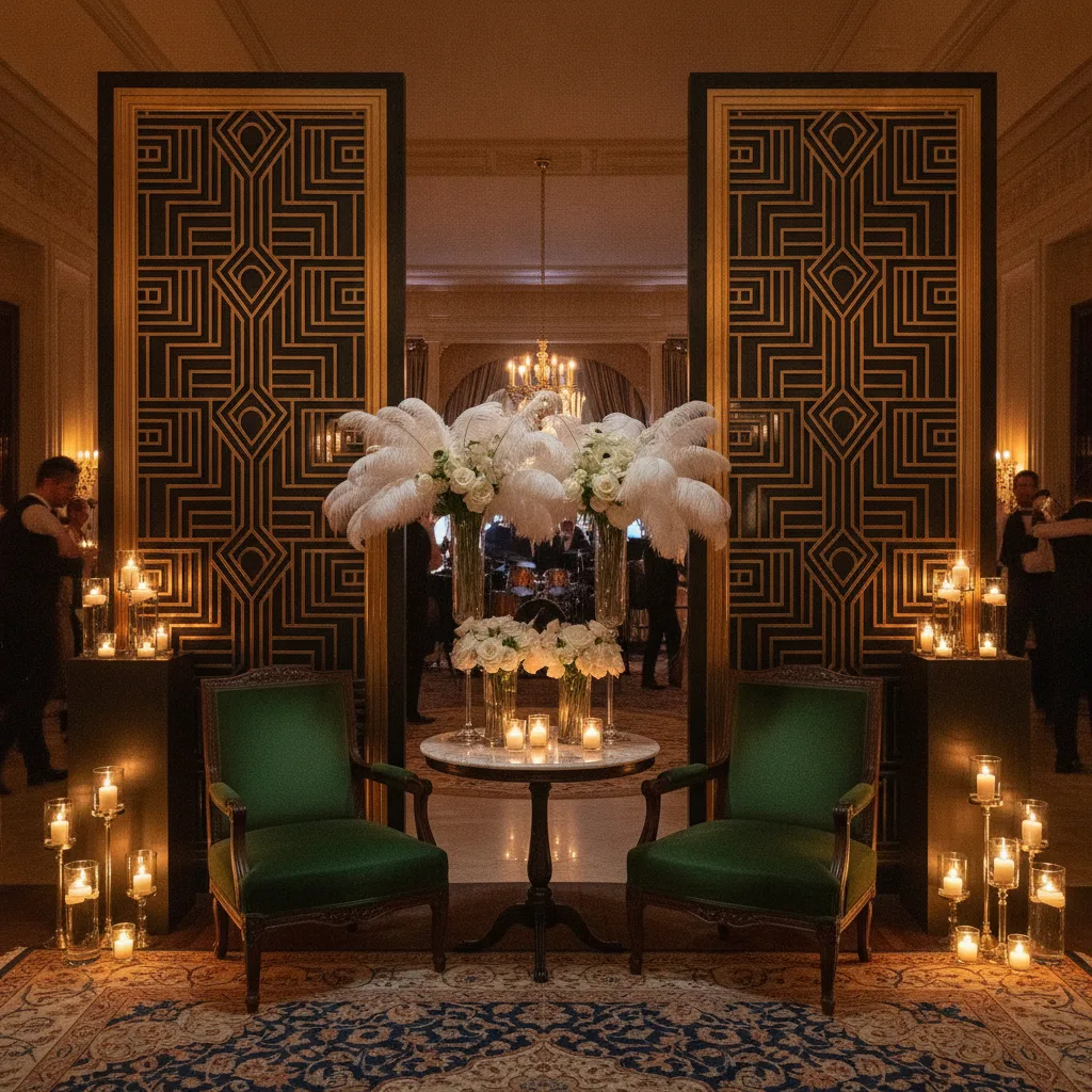 décoration soirée années 20 gatsby